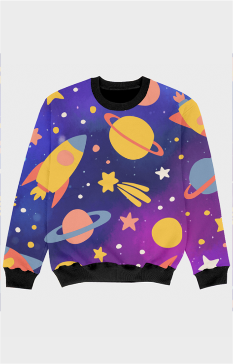 Kids Sweatshirt - Space