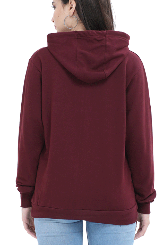 Women Hooded Sweatshirts - Travel Far and Wide